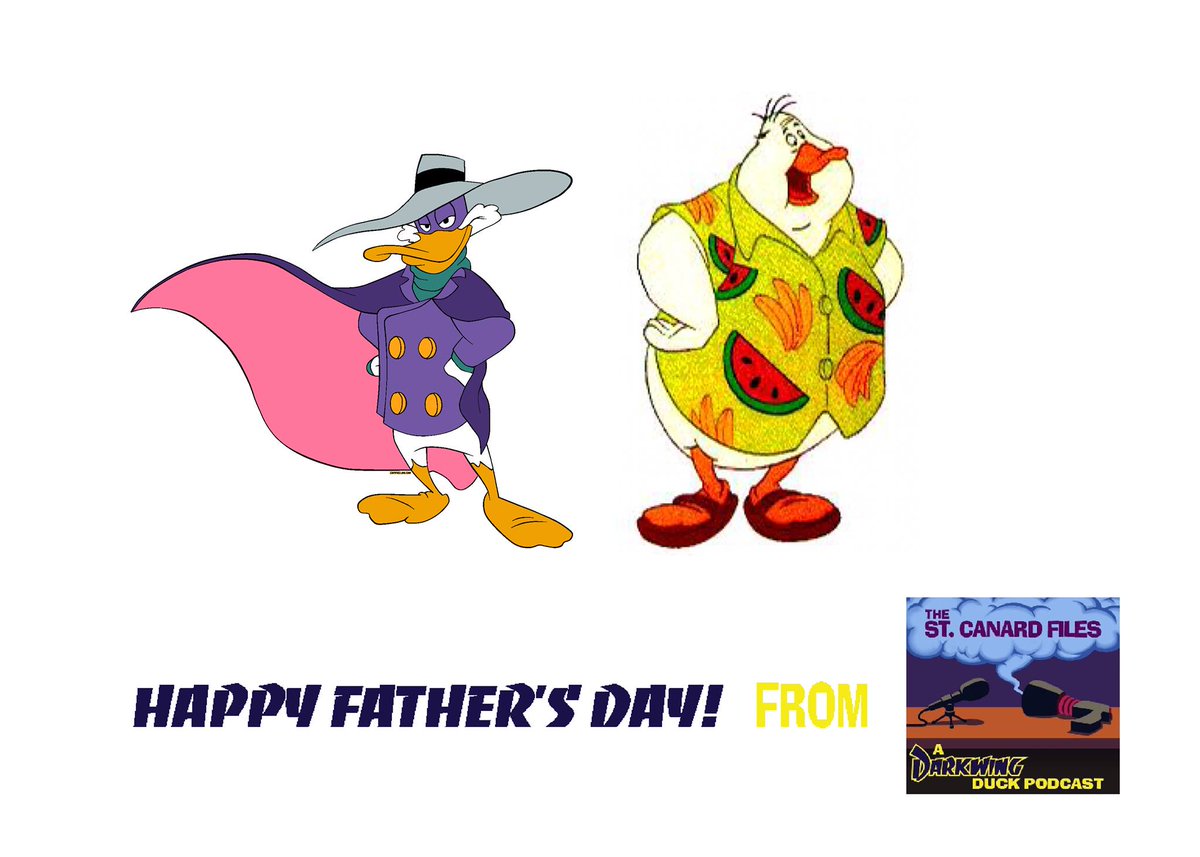 Happy father's day to all the fathers out there from The St. Canard Files
#FathersDay #FathersDay2023 #fathersdayweekend #darkwingduck #drakemallard #herbmuddlefoot #megavolt