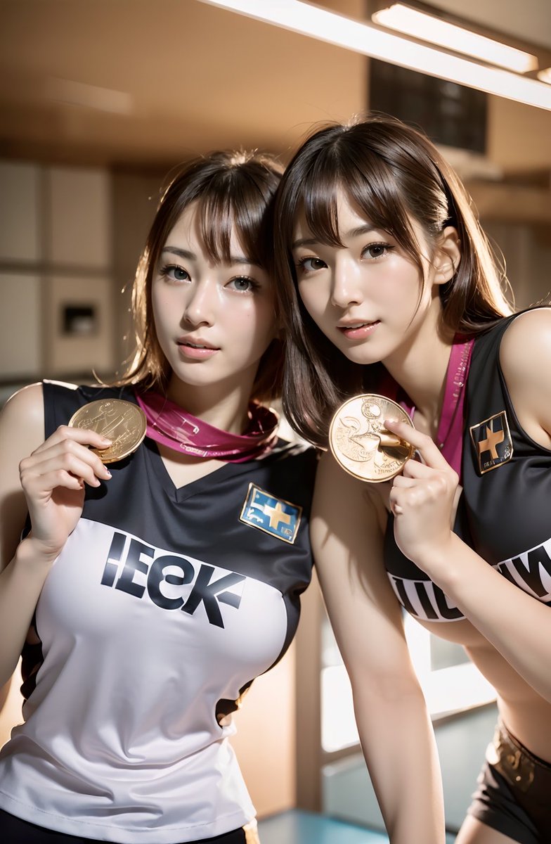 リアル女子バレーも応援してます！
アメリカに勝つなんてすごい！
#AI美女 #AIart #stablediffusion  #女子バレーボール https://t.co/XxonxZ6NYg