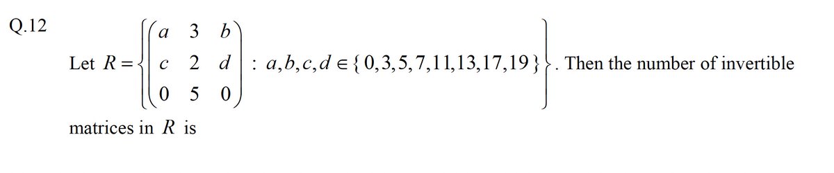 A combinatorics question hiding behind a matrix question 😀

From this year's JEE Advanced math paper 2...

#math #JEEAdvanced #jeeadvanced2023