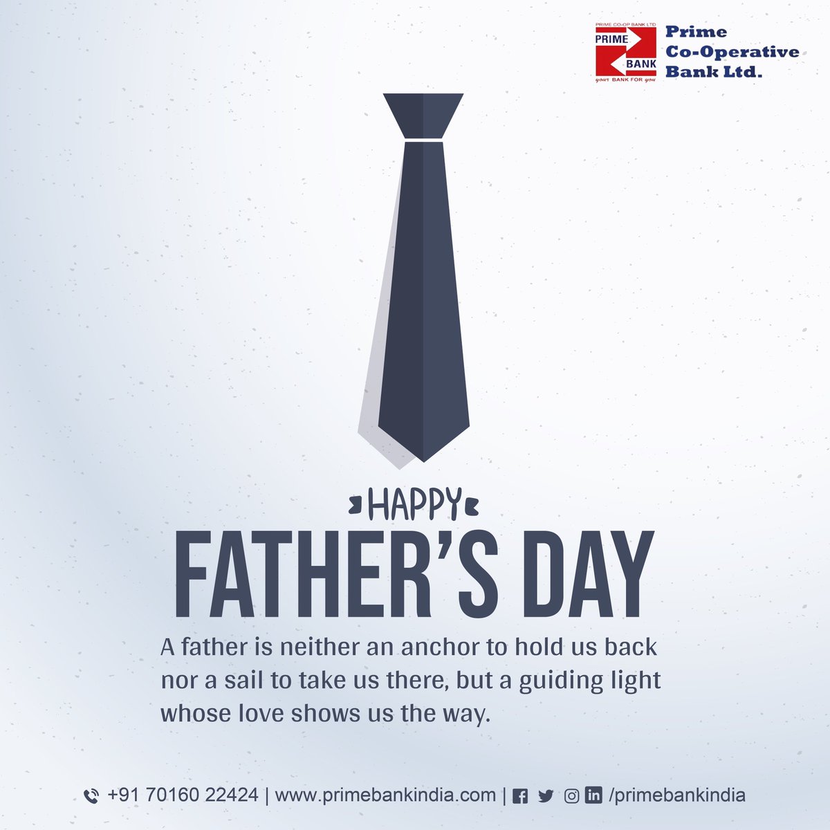 Celebrating the guiding light in our lives, Happy Father's Day

#Fathersday2023 #HappyFathersDay #Hero #fatherhood #guidelife #love #primebank