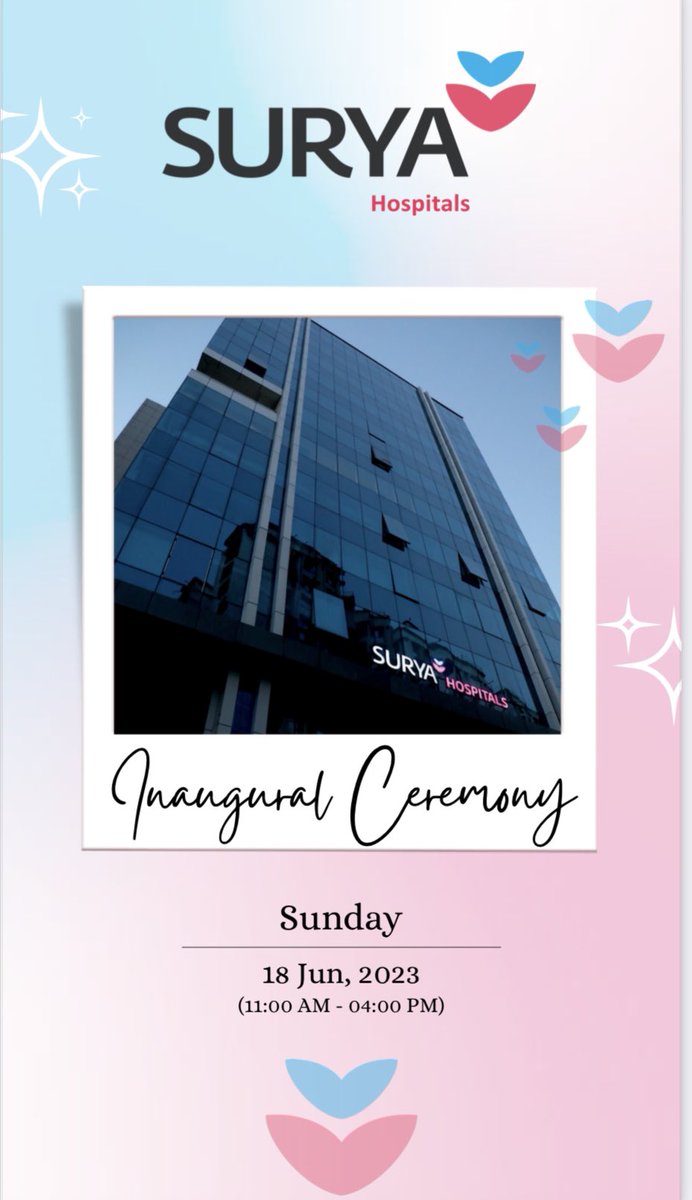 drbhuvan_d's tweet photo. Proud to announce 6th Unit of Surya Hospitals at Chembur, Mumbai. Another milestone in the Journey of Surya Hospitals. Thank you everyone for your support. Kudoos to the Team. Congratulations 👏🏻👏🏻👏🏻👏🏻 https://t.co/8ltWiyWlHl