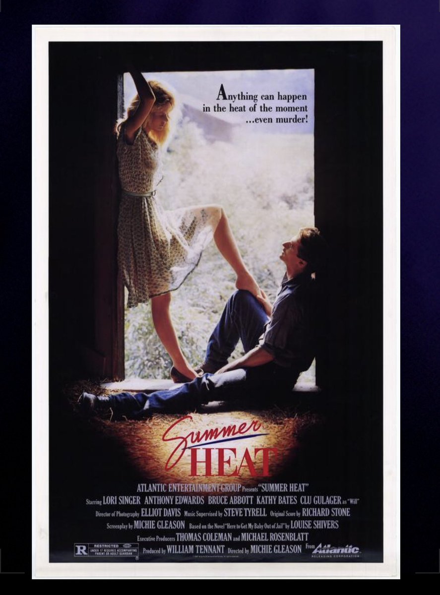 Tonight’s movie is Summer Heat (1987) dir by Michie Gleason #52FilmsByWomen