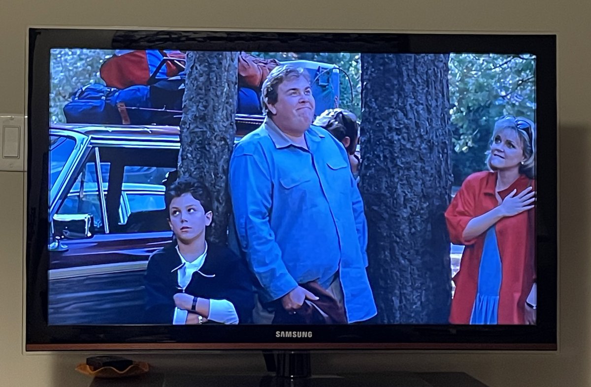 CombinePilot44's tweet photo. One of my favourite all time movies premiered 35 years ago today (thanks for the heads up internet). To mark the occasion I’m staying up past my bedtime to watch Chet, Connie, Buck, and Ben Ripley have their adventures up in the North Woods. https://t.co/28fEk2eu5E