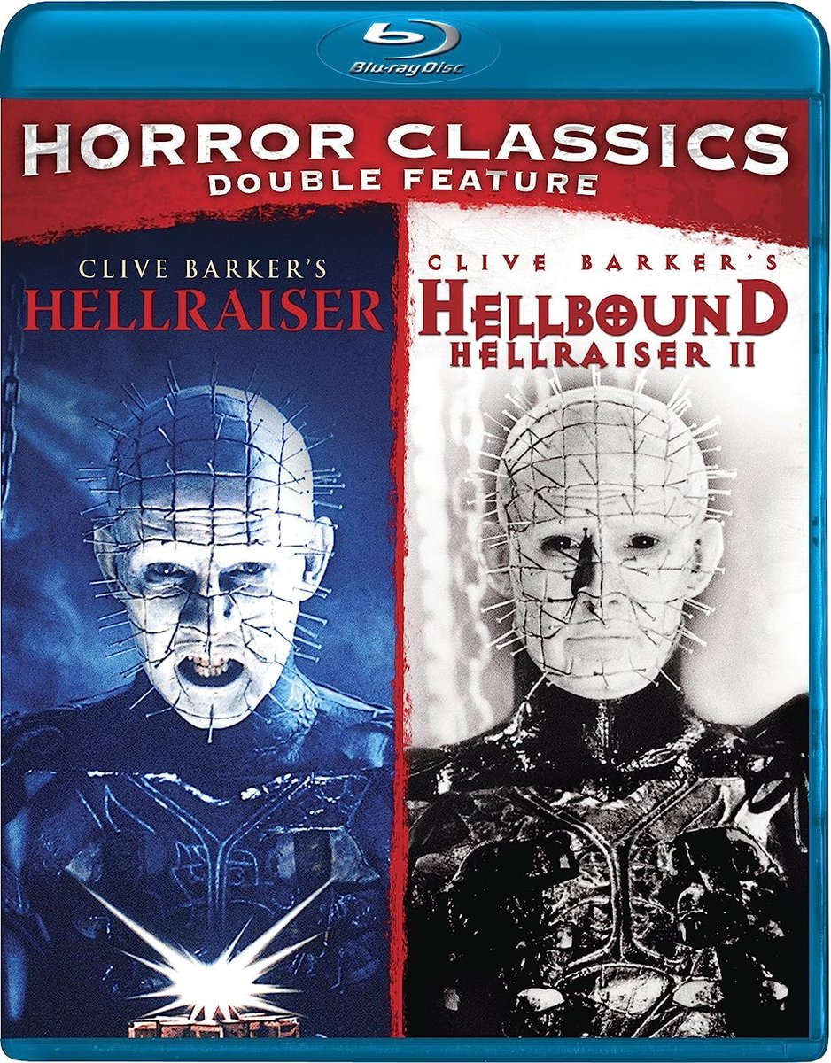 Hey Hellraiser fans! This sick bluray two pack is currently on sale for over 60% off! > amzn.to/43JjiOF

#CliveBarker #HorrorMovies #Hellraiser #Pinhead #DBD #DeadByDaylight #HorrorCommunity #HorrorFamily #ScaryMovies #GhostMovies