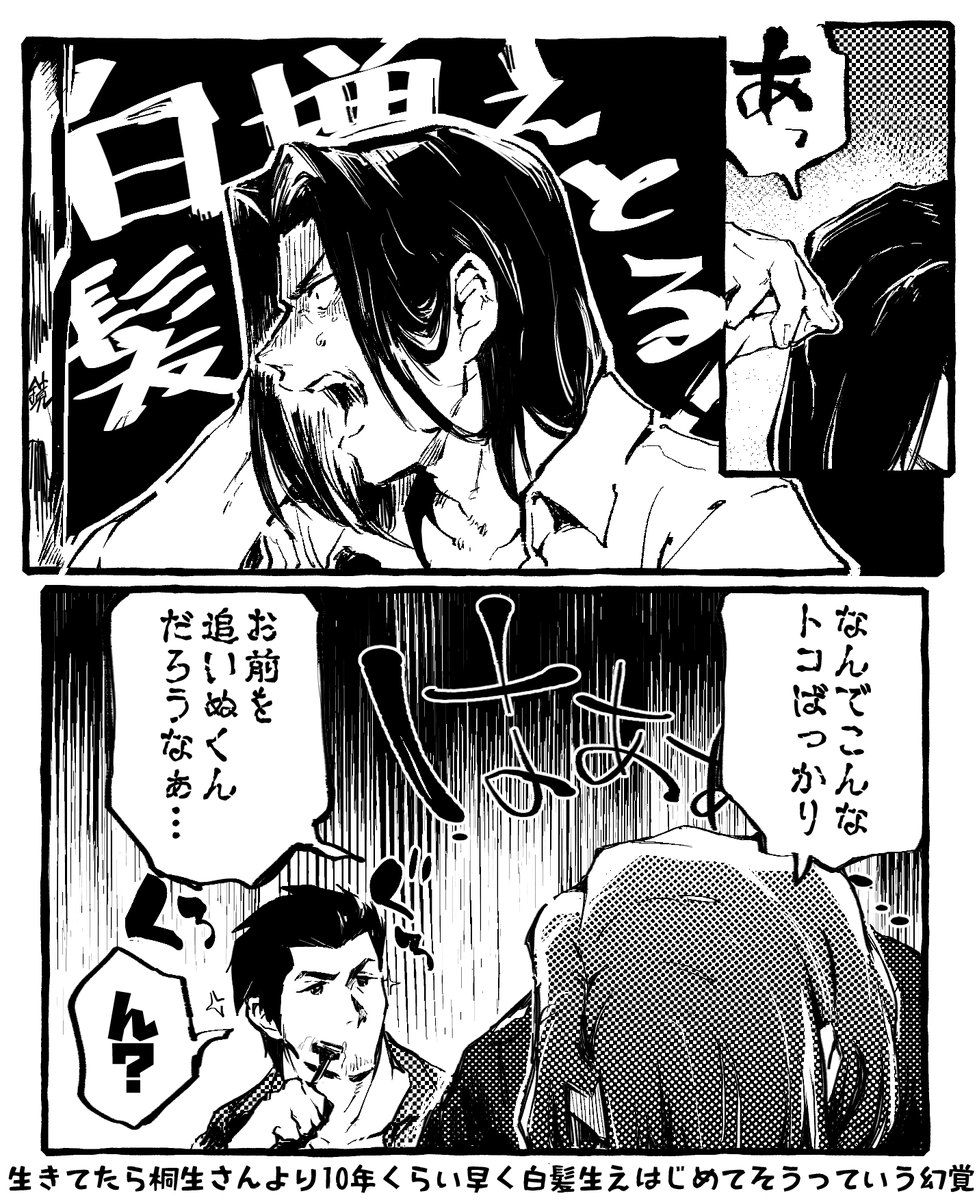 白髪 
