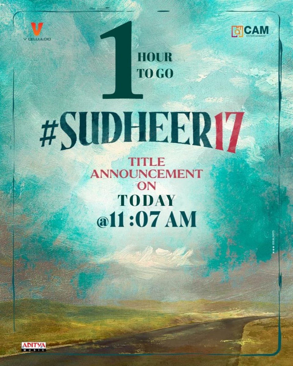 telugufilmnagar's tweet photo. Just 1️⃣ Hour to go for #Sudheer17 title announcement 😍😍
Unveiling at 11.07 AM 💫✨
Stay tuned!
@isudheerbabu @sayajishinde #SaiChand @abhilashkankara @mahesh_films @actorshashank #JayKrish @chandurdc @vcelluloidsoffl @cam_entmnts #TeluguFilmNagar https://t.co/2dCYHw1Ma6