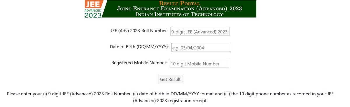 IIT JEE Advanced 2023 Result Declared
#SarkariResult #JEEAdvanced
Click to Check it Out : 
sarkariresult.com/2023/iit-jee-a…