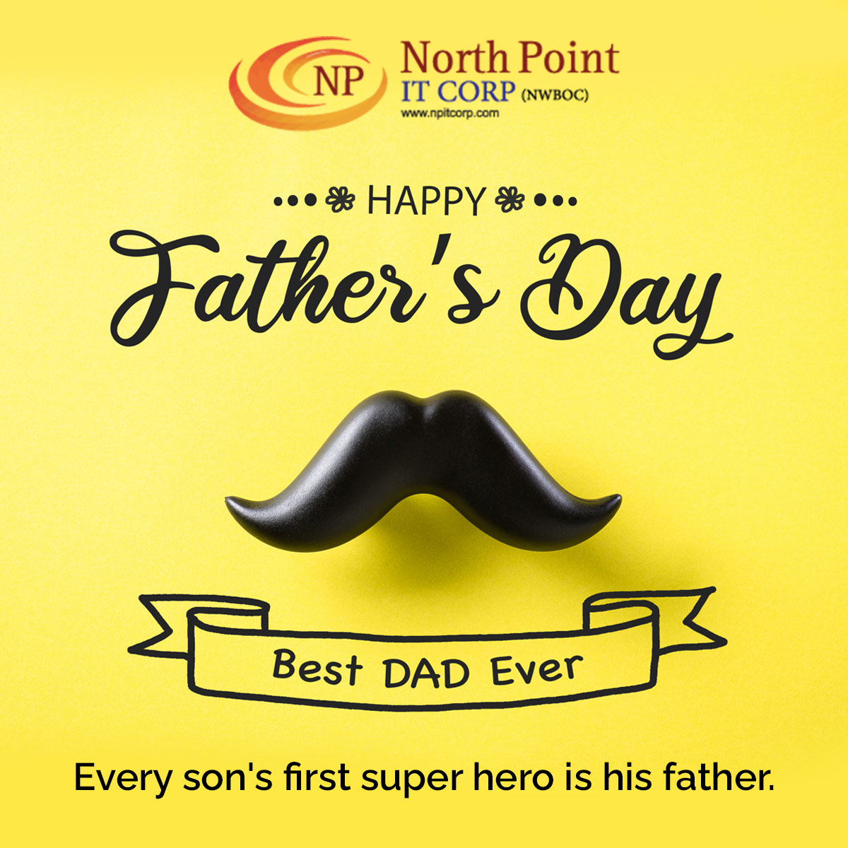 HAPPY FATHER'S DAY!!!
Every son's first superhero is his father.

#NorthPoint #hrconsultant #newjobs #creativity #training #motivation #leadership #success  #itprojects #opportunities #company #company #fathersday #happyfathersday #fatherandson #bond #family #sonshero