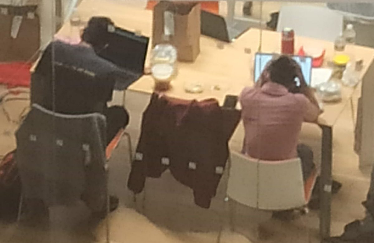 Hackathon is going just great! <a href="/easya_app/">EasyA 🤳📱</a> #notsoeasy #grinddontstop #wealthishealth