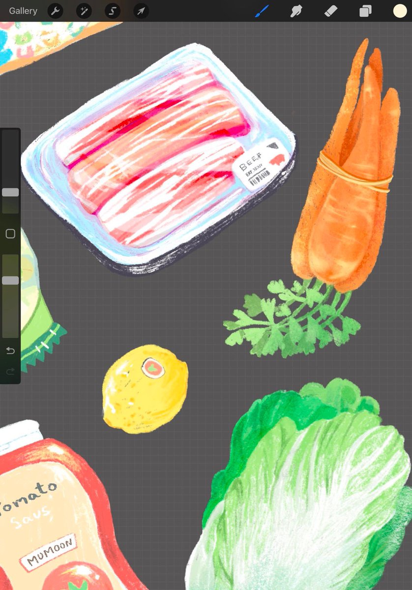 _mumoon's tweet photo. ช้อปปิ้งวันอาทิ๊ตย์🍅🥬🍋🥕 https://t.co/XkBewJ4p8P
