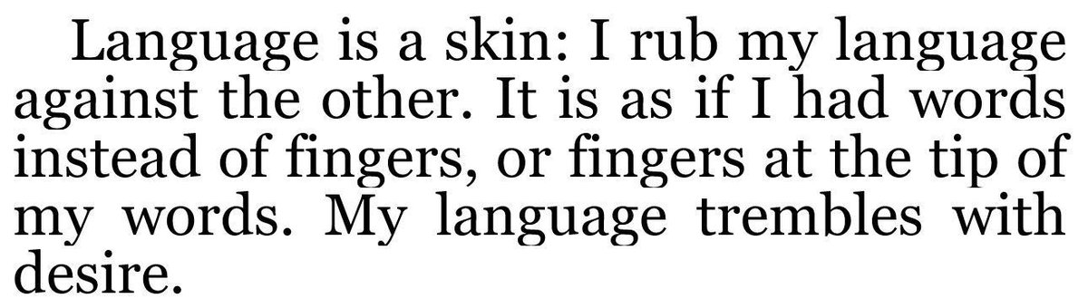 — Roland Barthes, A Lover’s Discourse: Fragments