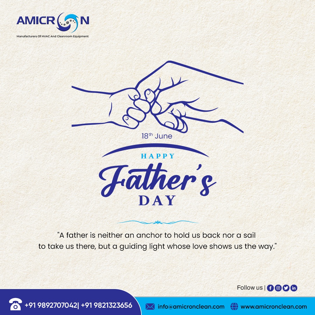 Today we honor and appreciate the love and guidance of fathers.

#amicronecleanroom #cleantech #technology #cleantechnology #PASSBOX #airshower #father #dad #papa #happyfathersday #daddy #fathersday #fathersday2023 #love #daddysday #family #topliketags #fatherandson #fatherson