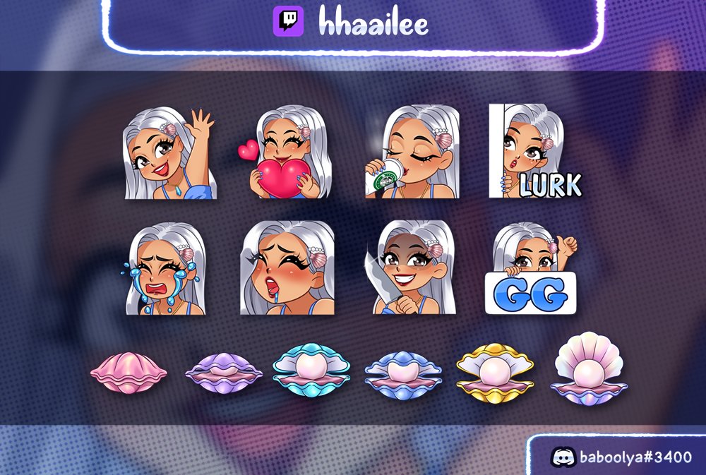 baboolya3400's tweet photo. 🪼 Twitch bundle for @hhaailee 🪼

#emotes #twitch #TwitchEmoteArtist #Commission #baboolya https://t.co/Osby5aPF5g