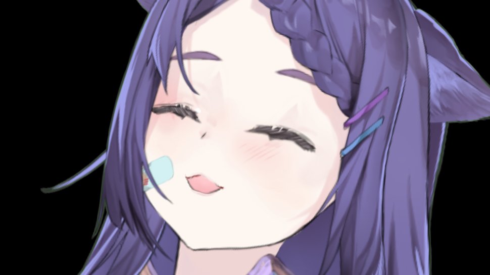 Lumi_Violette's tweet photo. Dyed my hair. You likey? ehe. Vibin in the void. https://t.co/9AeEBlh8Eo