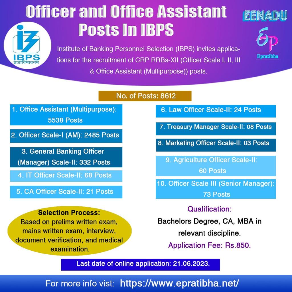 visit: epratibha.net
#ibps #officeassistant #centralgovernmentjobs #jobs #ca #indianrailway #appsc #upsc #tspsc #police #ssc #eenadu #epratibha #eenaduepratibha