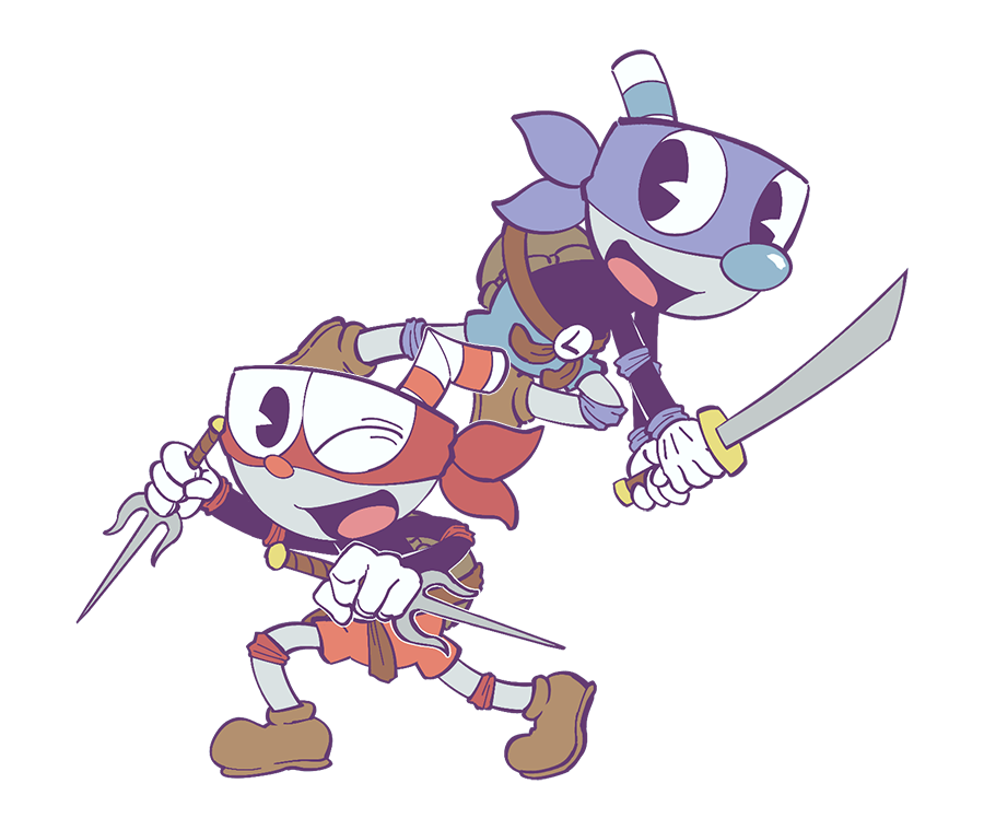 🥷🐢
 #Cuphead #Mugman