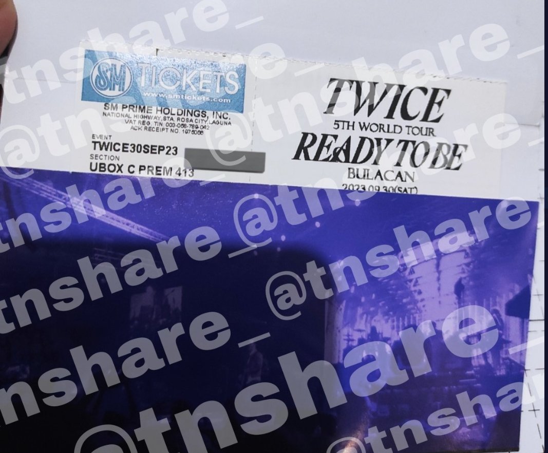 tnshare_'s tweet photo. WTS/LFB 
DAY 1
(2) ubc premium 413 row 96
From Pre-sale (not additional seats na inopen)

DM
Payment upon meetup Alabang, laguna,
BM concert on 24th, moa

tags: wts lfb ph twice day 1 ubc prem rtb 
#TWICE_5TH_WORLD_TOUR_BULACAN
#TWICE_5TH_WORLD_TOUR #rtbinbulacan #twiceinbulacan https://t.co/HGPKxVpDOH