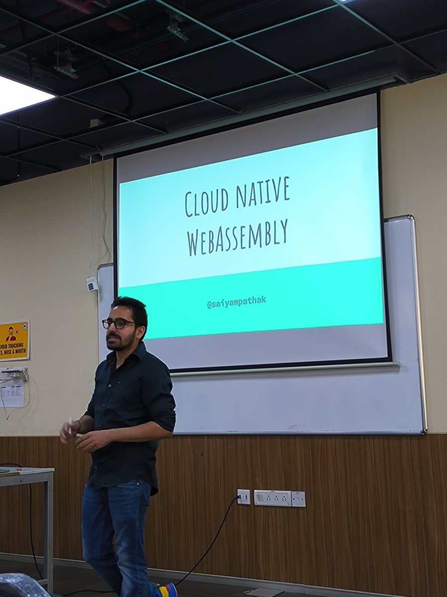 mediocreDevops's tweet image. The wasm meet up is here
#wasmmumbai #cncfthane