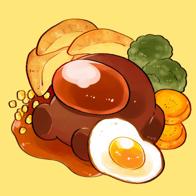 「crewmate (among us) egg (food)」Fan Art(Latest)