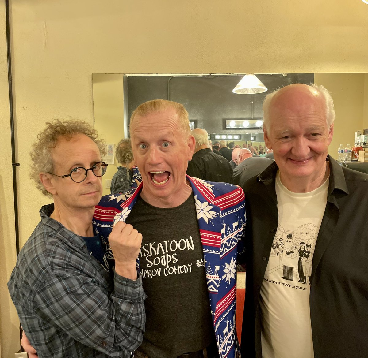 Jeff Rogstad (@jeffrogstadctv) on Twitter photo Well, that was a good night. Thanks to <a href="/kevinthekith/">Kevin MCDonald</a> and <a href="/colinmochrie/">Colin Mochrie</a> and 3 fantastic audiences for making our season finale triple-play at <a href="/bwaytheatre/">Broadway Theatre</a> so special. Three sold out houses in one weekend for <a href="/Saskatoonsoaps/">Saskatoon Soaps</a> ! Nutty. #improv #comedy Well, that was a good night. Thanks to <a href="/kevinthekith/">Kevin MCDonald</a> and <a href="/colinmochrie/">Colin Mochrie</a> and 3 fantastic audiences for making our season finale triple-play at <a href="/bwaytheatre/">Broadway Theatre</a> so special. Three sold out houses in one weekend for <a href="/Saskatoonsoaps/">Saskatoon Soaps</a> ! Nutty. #improv #comedy