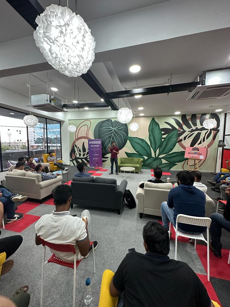 Talking about <a href="/kromium_xyz/">Kromium</a> at Blockmeet Bengaluru