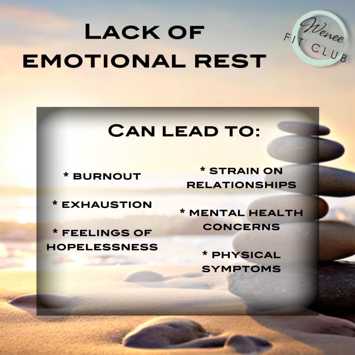 WeneeFitClub's tweet image. Emotions make us human - connect &amp;amp; protect us - and provide a sense of self. 

They can also feel overwhelming when we don’t manage them.

⬇️Let’s look at Emotional Rest ⬇️

#WeneeRestWknd #SCLSaturday #SelfCareSunday #WeneeFitClub #WONHO #WENEE @official__wonho @official_WH_jp