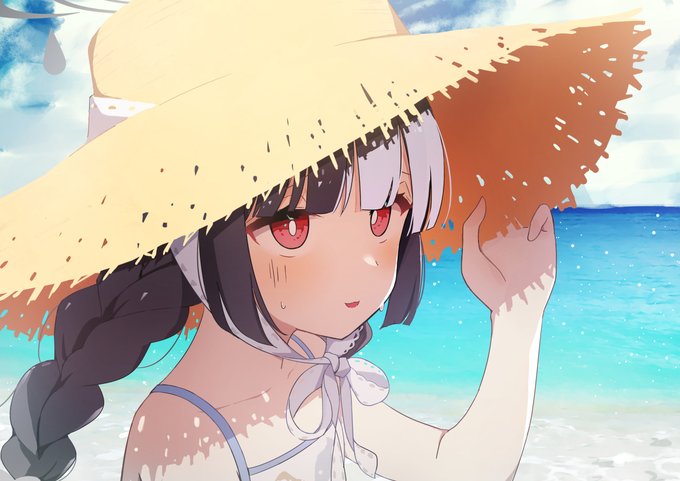 暑い……