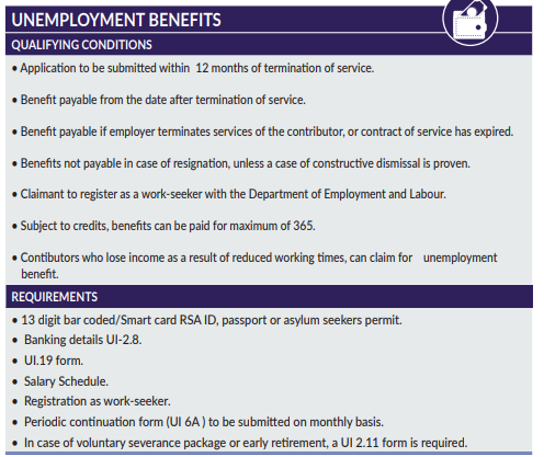 UNEMPLOYMENT INSURANCE FUND (UIF) on Twitter: "Read these qualifying  conditions &amp; requirements for #UIF Unemployment Benefits. Apply at your  nearest Department of Employment and Labour centre or  https://t.co/vyqfFaO4fJ #UIF #WorkingForYou https://t ...