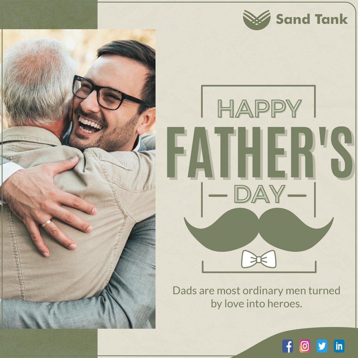 Wishing a very Happy Father's Day to the unsung heroes who work tirelessly to provide for their families, showering them with love and support. You are true champions. 

#Sandtankfoundation #fatherday #Happyfathersday #fatherdaughterlove #bestdad #fathersday #fathersdaylove