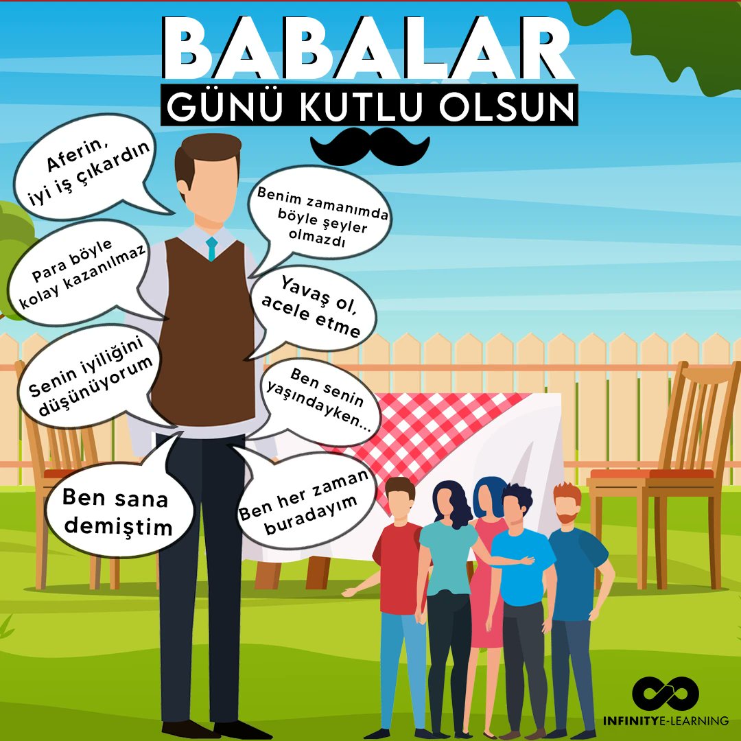 infinitytechnol's tweet photo. Babalarımızın mizah anlayışına hayranız! Espri yaparken hem güler hem de "Baba, gerçekten mi?" diye düşünmeden duramayız. Sorun çıktığında hemen müdahale ederler. Güçlü kollarıyla sıkıca sarılmaları bile yeter. Babalar Günü kutlu olsun! https://t.co/Aa1sHH847Z