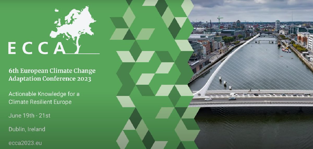 Very excited to join @ECCA2023 starting tomorrow 🌱🙏
Looking forward to exchanging ideas with scientists and activists on #climatechangeadaptation! Will you be there? Let's connect 
@JPIClimate #youth4climate