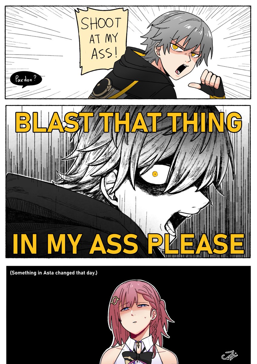 ChickenChikin's tweet photo. "I want Asta to shove her 5G tower in my ass and blast it." My friend said it in Thai. #HonkaiStarRail https://t.co/DshIhr6Xr3