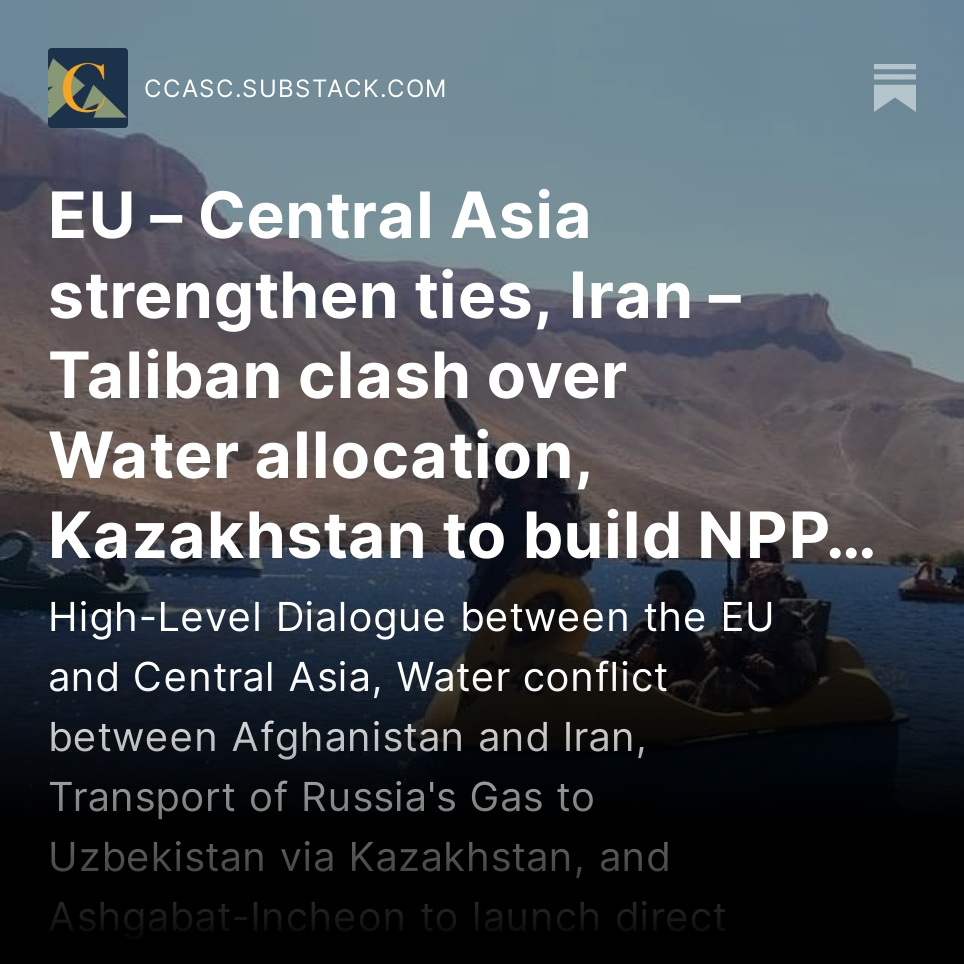 Subscribe to CCASC's newly launched Substack for our weekly Media Monitoring reports from Central Asia, publishing every weekend:
ccasc.substack.com/p/eu-central-a…