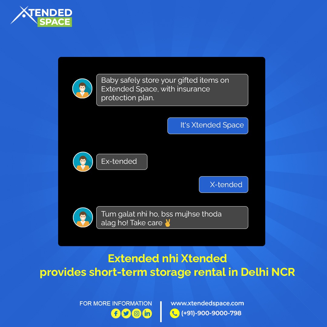 XtendedSpace's tweet image. Rent short-term storage space to store your valuable stuff with Xtended Space. 
.
Visit us at xtendedspace.com
. 
#XtendedSpace #ShortTermStorage #TemporaryStorage #storageservices #storage #storagegoals #storagesolutions #HouseholdStorage #BusinessStorageSolutions