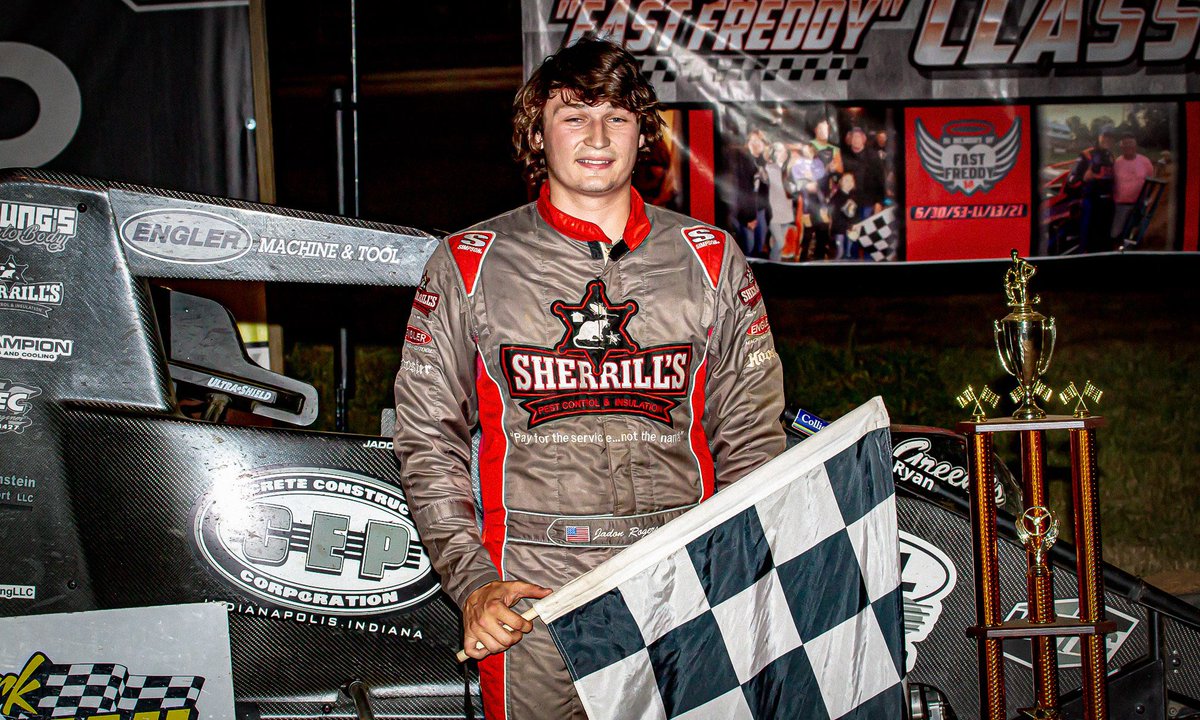 Jadon Rogers was Saturday night's sprint car winner at <a href="/LincolnParkSpee/">LincolnParkSpeedway</a> ! <a href="/Jadon_Rogers14/">Jadon Rogers</a>