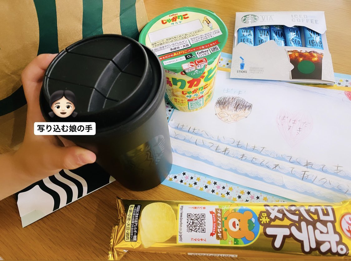 父の日いただきました😌
好きなものしかなくて、さすが家族なんです https://t.co/E4oOgMjfdk