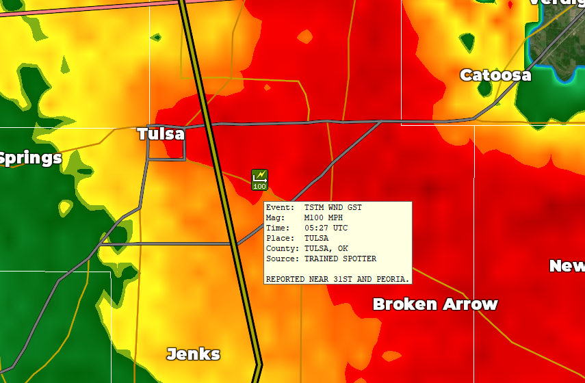 Weather Track US on Twitter "Official 100mph wind gust reported at 12