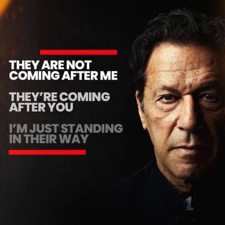 Anybody who believes that Imran Khan depends on us is mistaken, as we are the ones who need him most, las he is the only one taking on the mafia,the attrition system, the corruption, the lawlessness,  the untouchables. Supporting IK would be advantageous to us
#قومی_لیڈر_صرف_خان