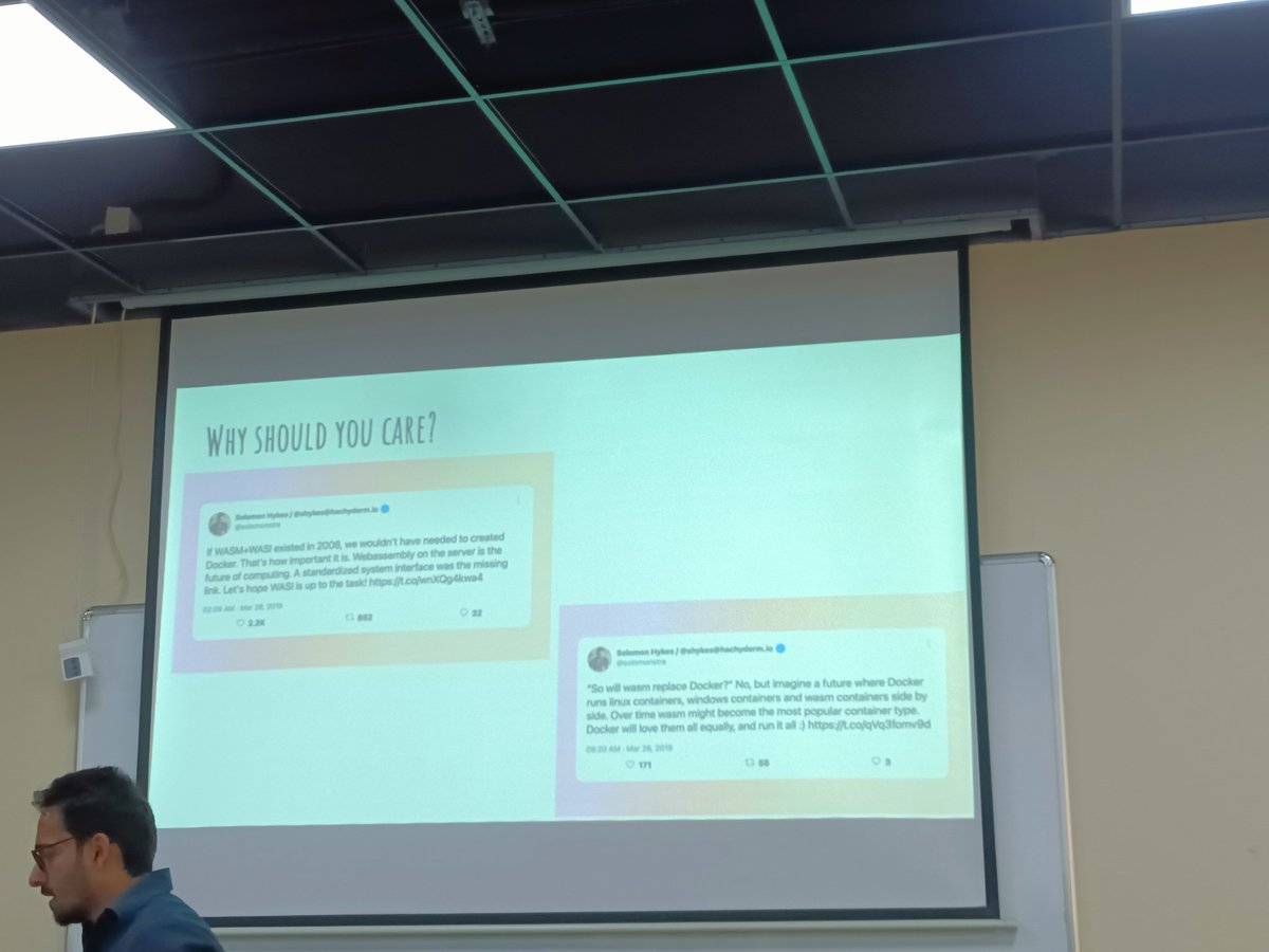 Nishith_Savla's tweet image. What&apos;s WASM?

WASM is the new model to run and WASM compatible language in browsers (extending to servers as well)
It&apos;s gonna change the way we build applications in the future. Checkout the tweet by docker founder itself.

Thanks @SaiyamPathak for the introduction.

#cncfthane