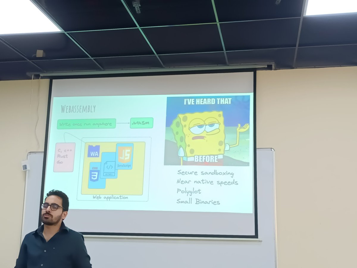 Nishith_Savla's tweet image. What&apos;s WASM?

WASM is the new model to run and WASM compatible language in browsers (extending to servers as well)
It&apos;s gonna change the way we build applications in the future. Checkout the tweet by docker founder itself.

Thanks @SaiyamPathak for the introduction.

#cncfthane