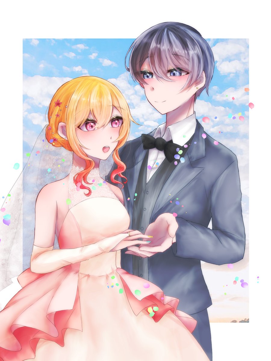 #ジューンブライド冬咲希
2人で