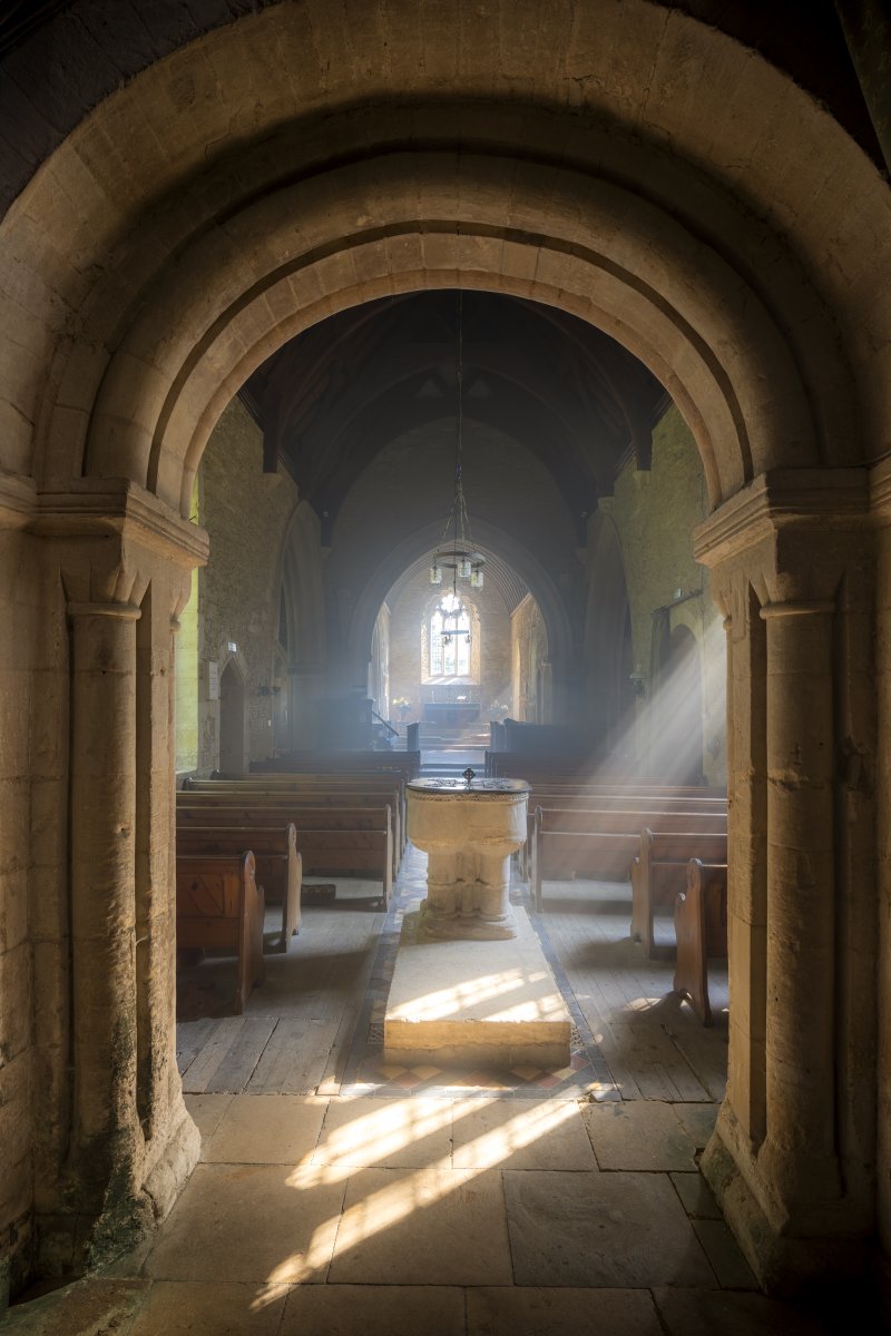 Time machine: If you observe the light play at St. Peter and St. Paul in Broadwell, Glos - it will tell you a secret. Its orientation is to the n/e (and not e) - revealing a practice of the Knights Templar who- aligned their churches with the sunrise of the patron saints day.