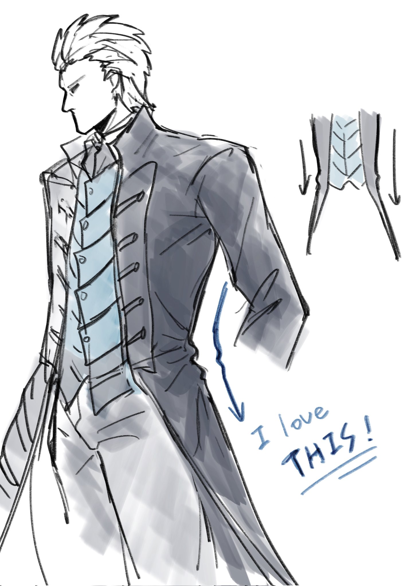 Ori Wearing Vergil's Coat by ConclusionIll1596 -- Fur Affinity [dot] net