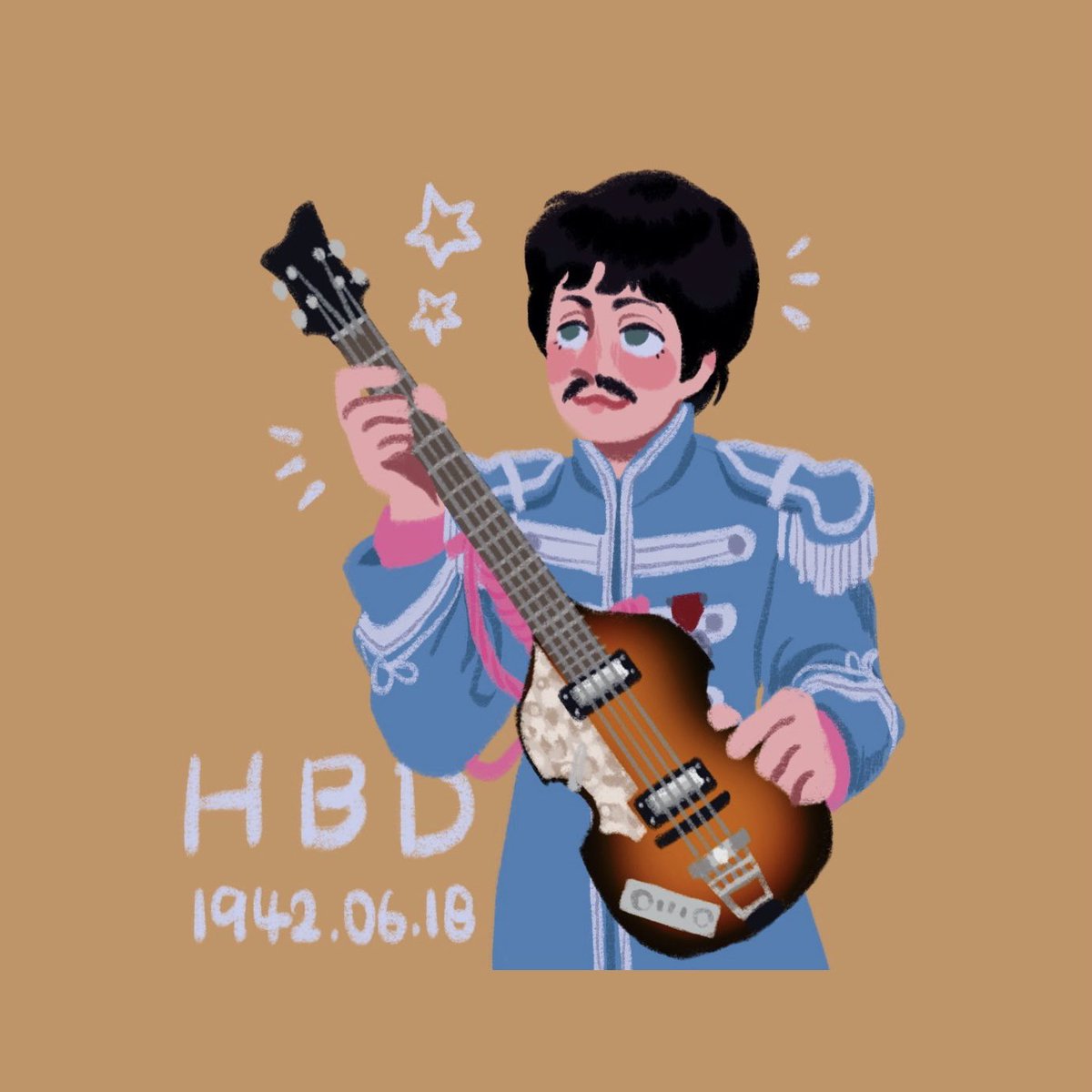 #HappyBirthdayPaulMcCartney
비틀즈 최고 미인 생일 축하해요~~~🥳🎉