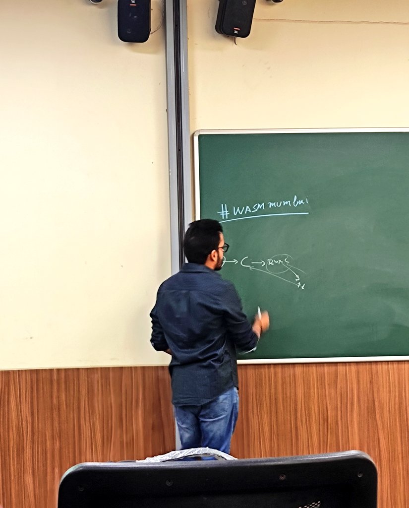 p_parvez's tweet image. Excited to kick off our event with the brilliant @SaiyamPathak as our first speaker! He delved into the world of WebAssembly (WASM) and highlighted its profound significance, showcasing its insightful features and diverse applications. 
 #cncfthane #wasmmumbai  #cncf