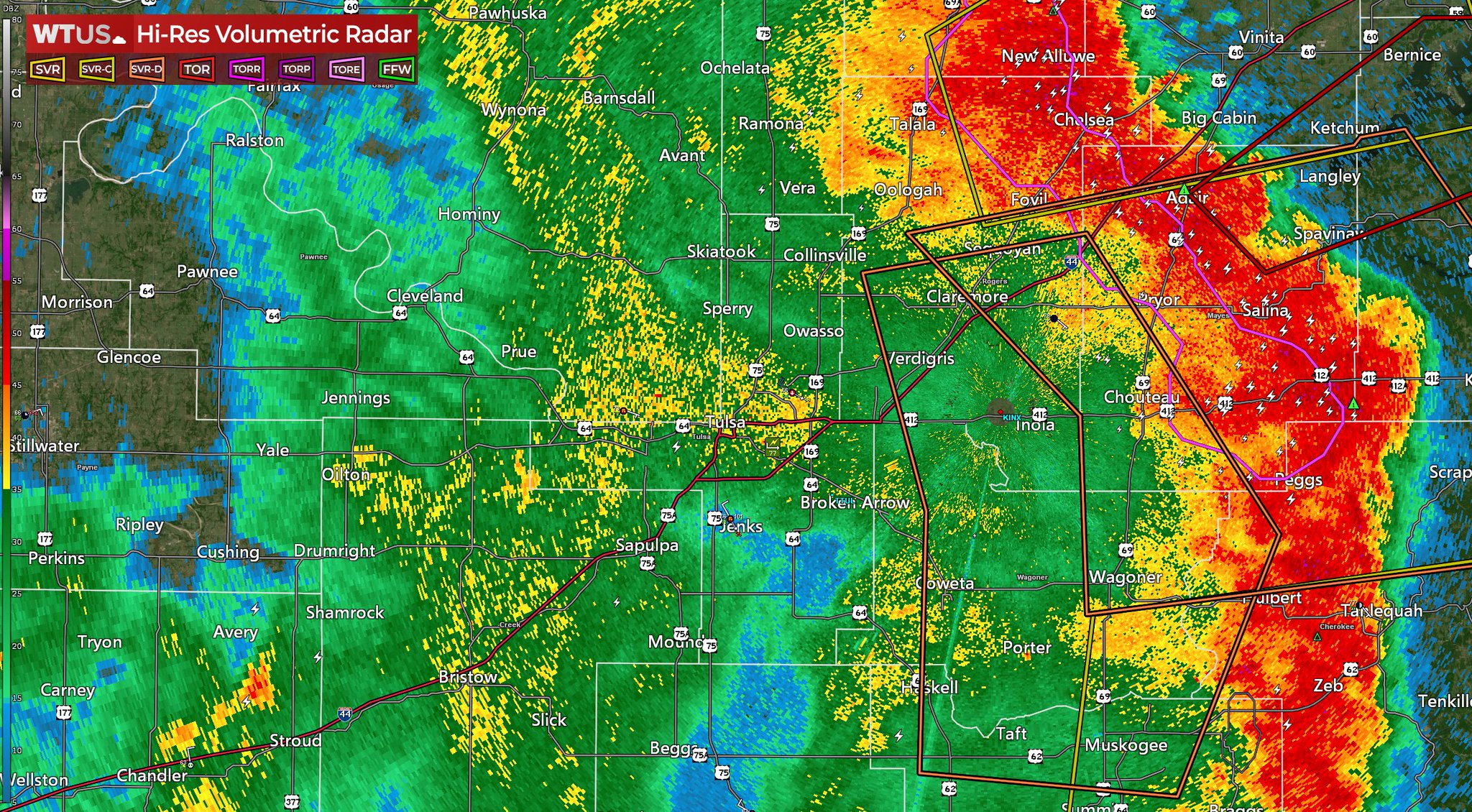 Weather Track US on Twitter "Tulsa Update The worst has passed for