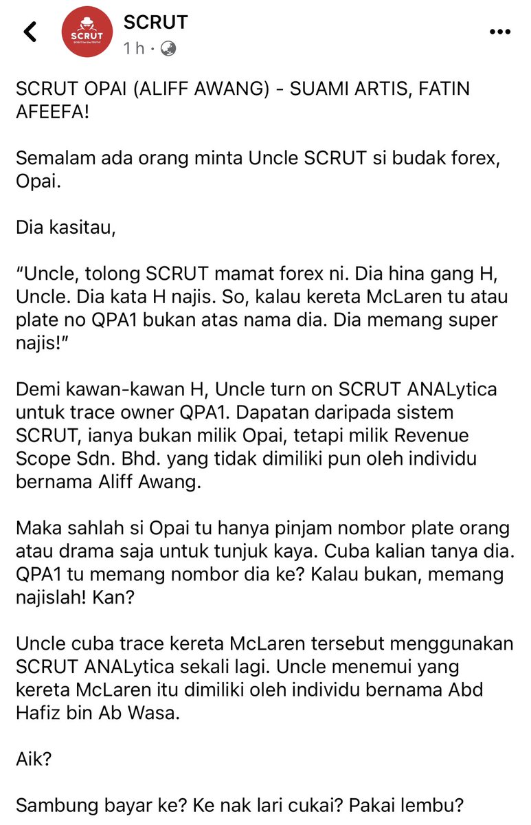 Abu_Auni_14's tweet photo. Kisah kekayaan “tayangan”.
#Scrut
#Forex https://t.co/D2Mg8EYjty