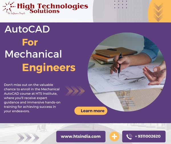 Join our course to master AutoCAD, Mechanical Design, and more. Build a strong foundation for your career and become an expert in CAD. Enroll now

website: htsindia.com

#TechEducation #MechanicalEngineering #CADDesign #mechanicaldesigns #AutoCAD #CAD #CADMaster