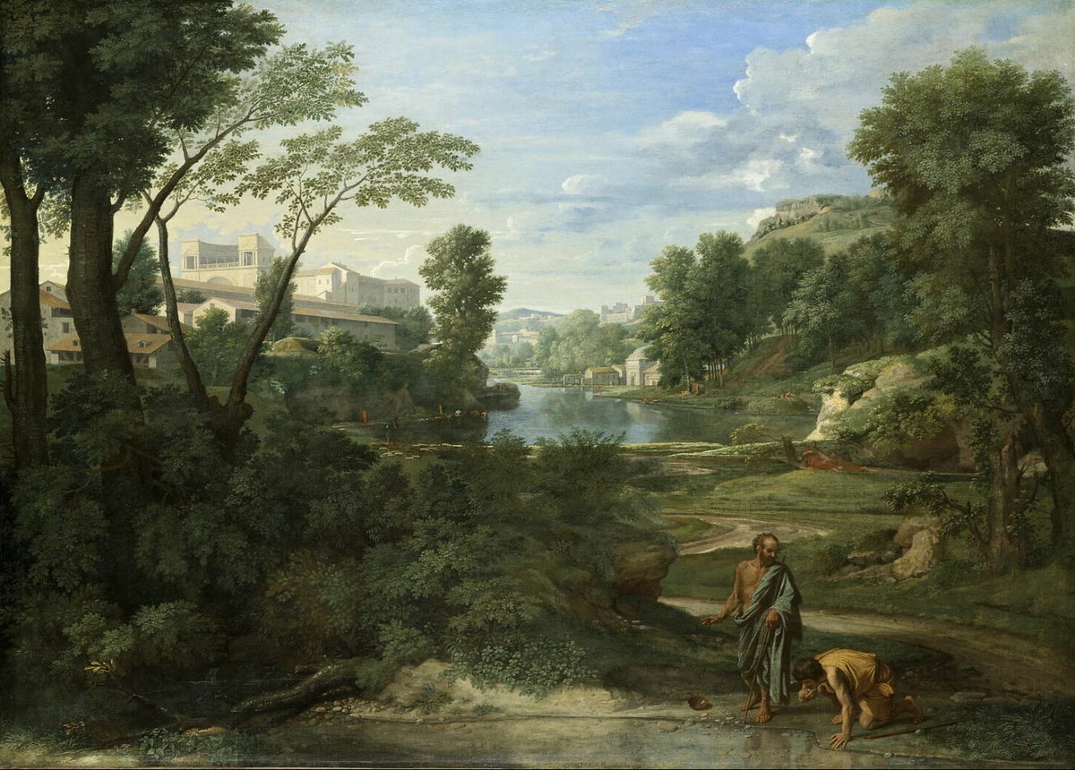 #UnJourUneOeuvre/#WorkOfTheDay

🇫🇷 Diogène jetant son écuelle, par Nicolas Poussin (1594 - 1665)

🌎 Landscape with Diogenes, by Nicolas Poussin (1594 - 1665)

📍 Aile Richelieu, salle 825
👉 bit.ly/3HSOxwQ