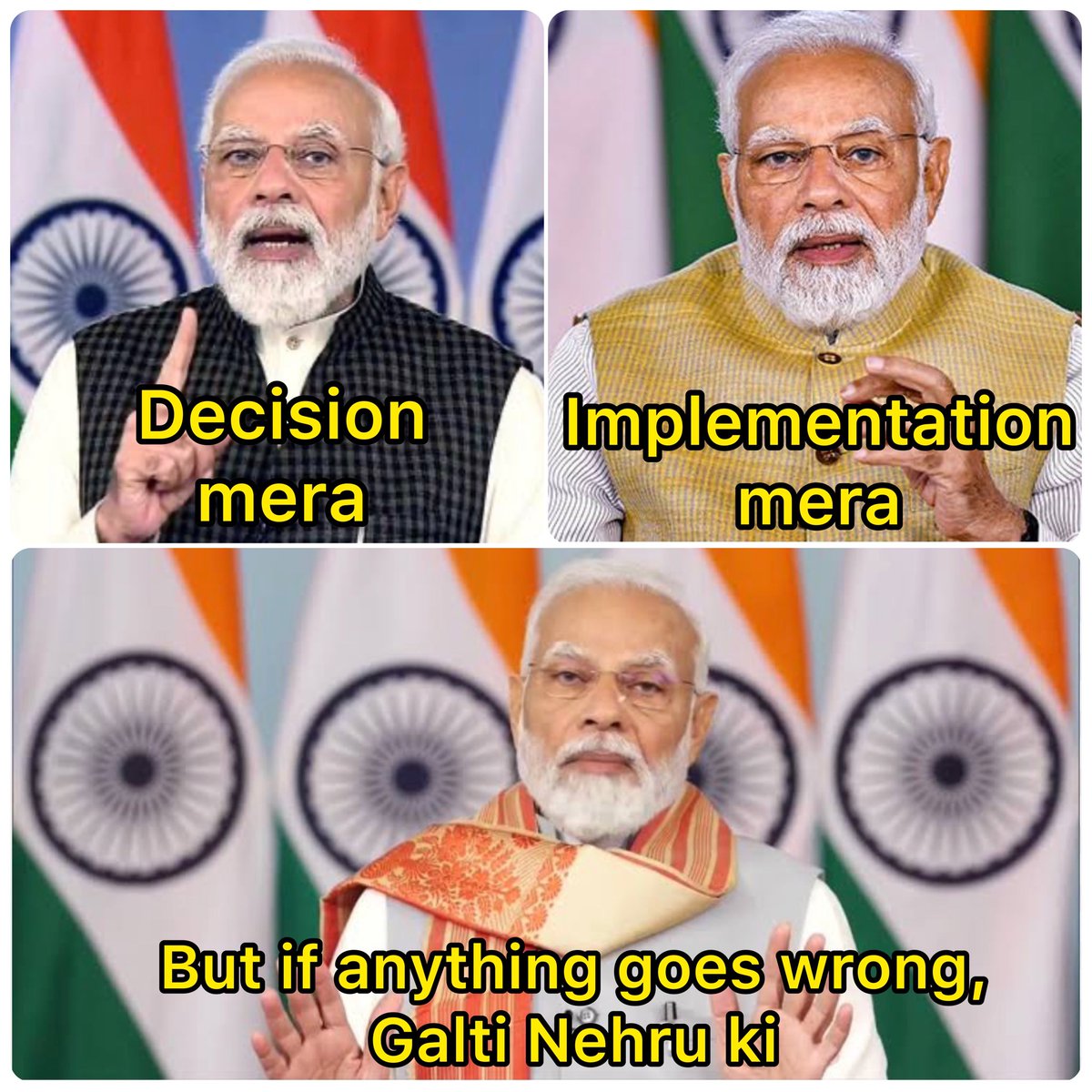 Modi mantra since 2014
